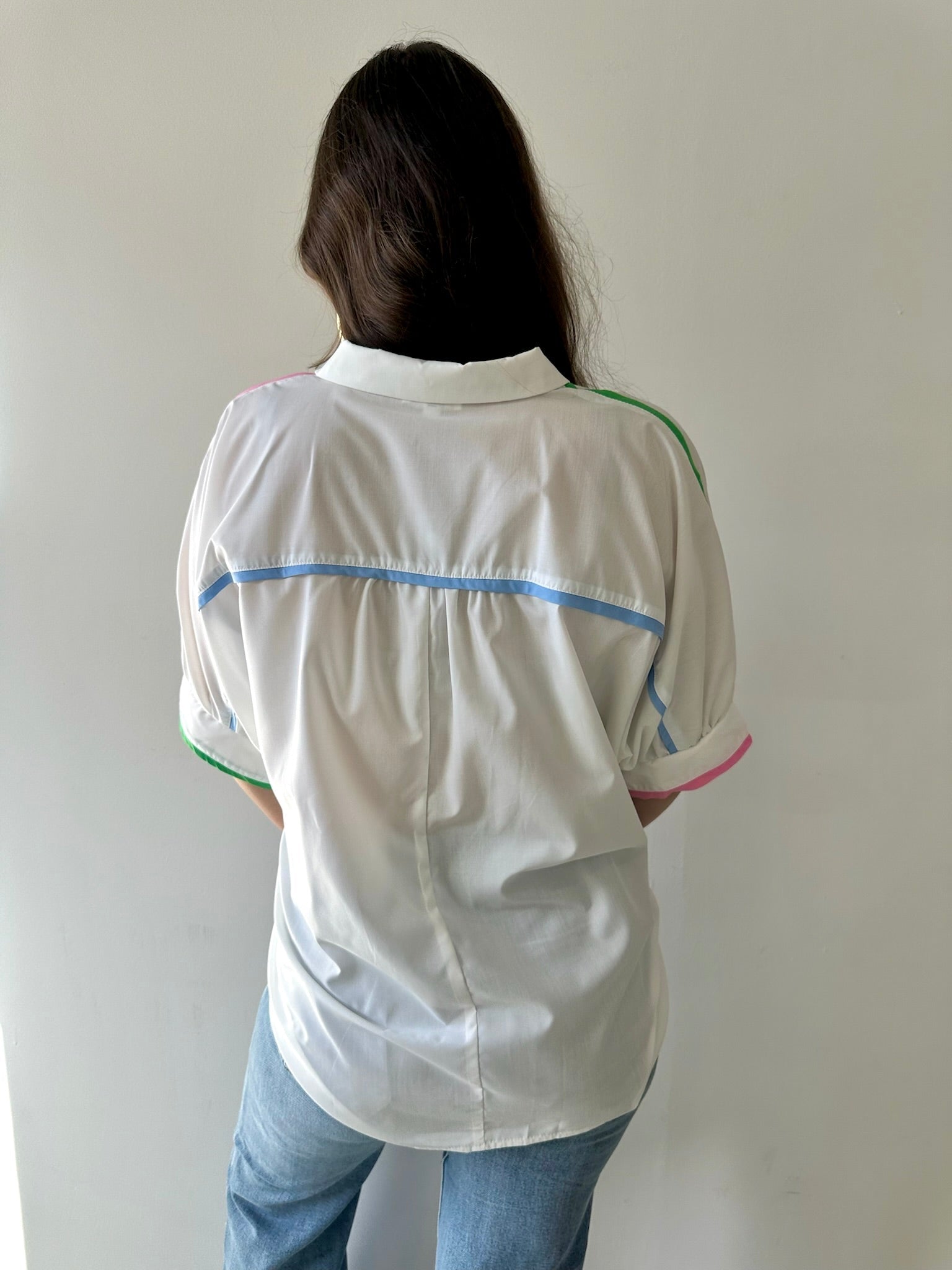 Charlotte Contrast Trim Top