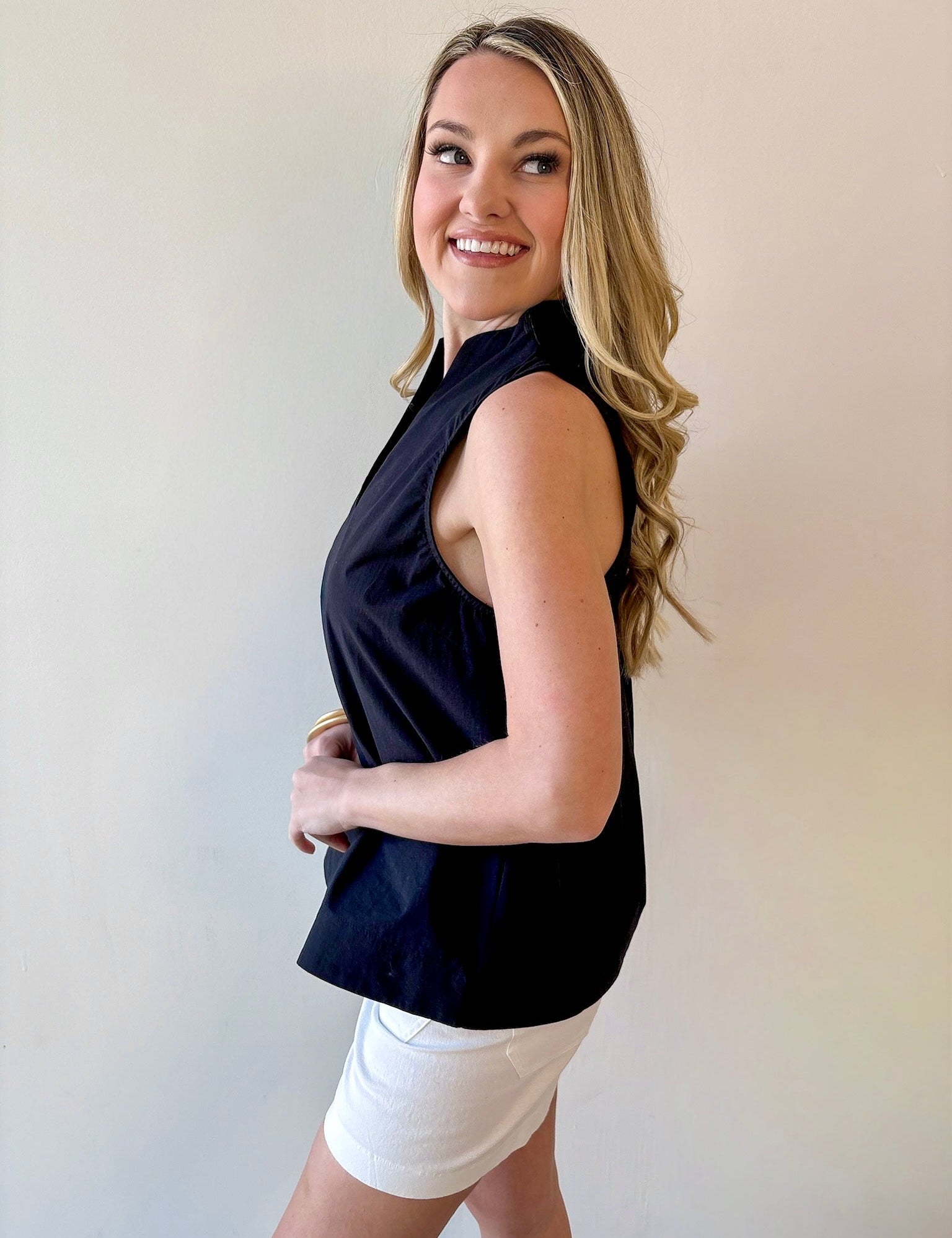 Charlotte Mock Neck Top
