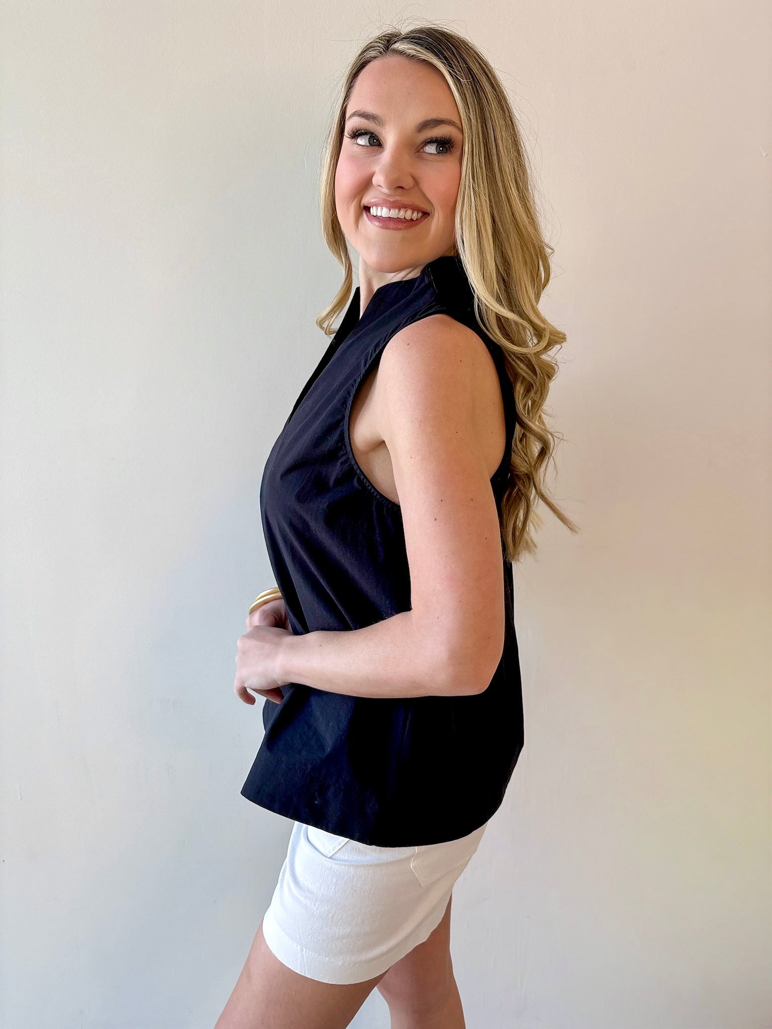 Charlotte Mock Neck Top