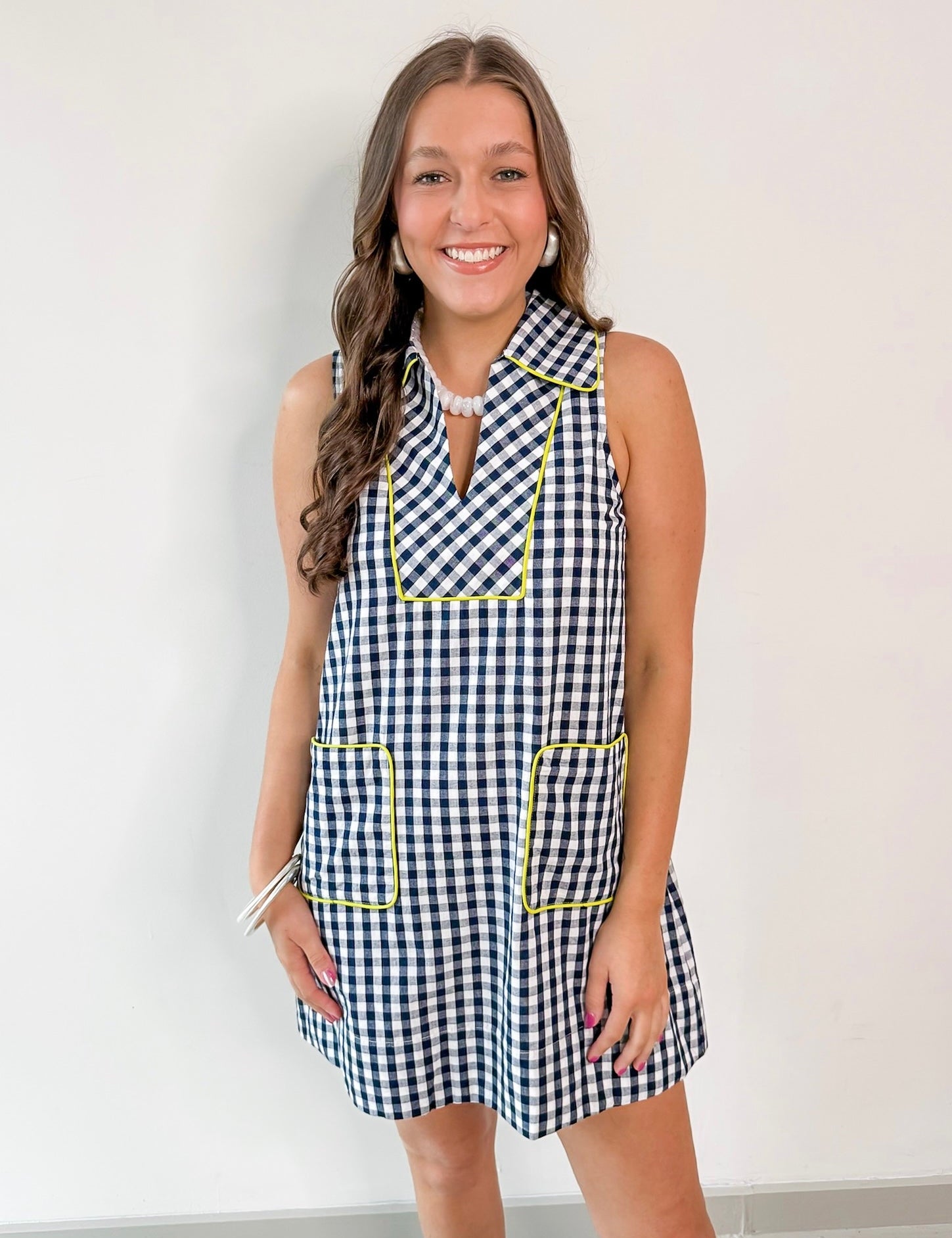 Check Print Dress