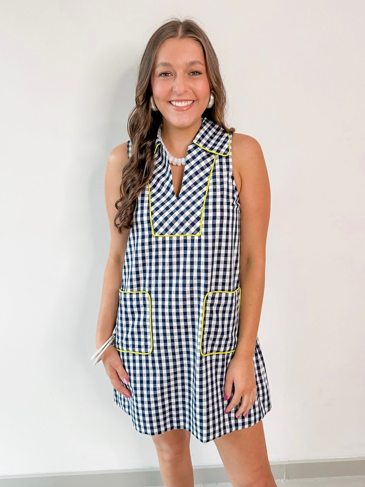 Check Print Dress
