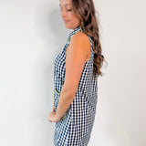 Check Print Dress