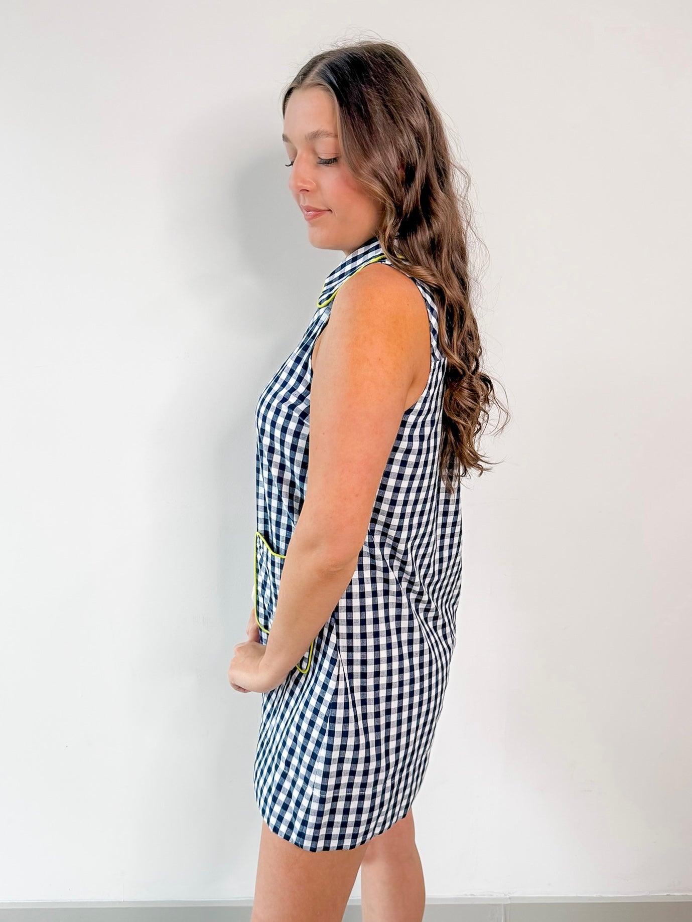 Check Print Dress