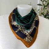 Cheetah Chainlink Print Scarf