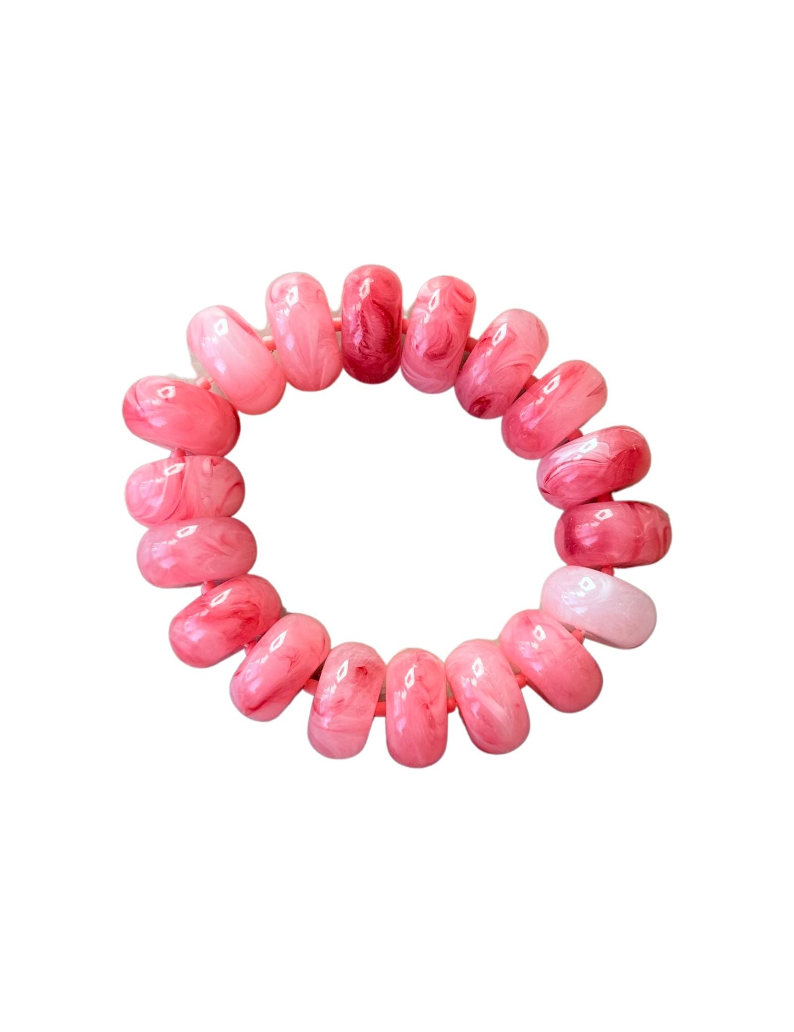 Chunky Marble Beaded Bracelet