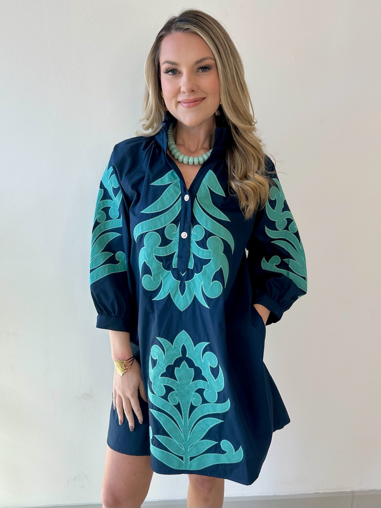 Chunky Marble Beaded Necklace