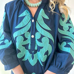 Chunky Marble Beaded Necklace