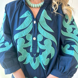 Chunky Marble Beaded Necklace