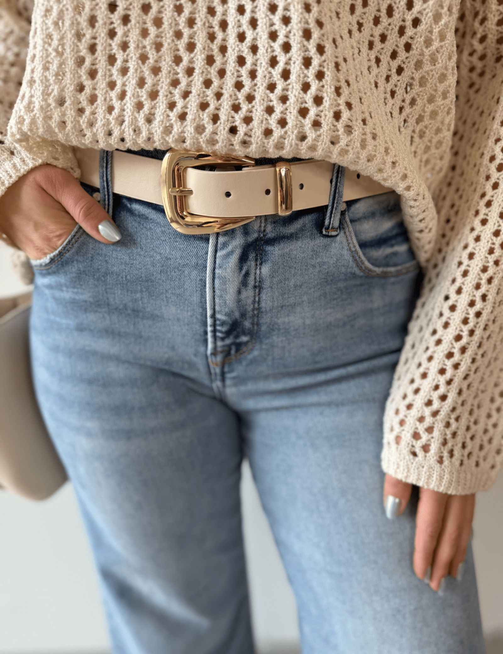 Classic Gold Buckle Belt