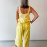 Classic Linen Pants - Yellow