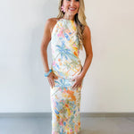 Coastline Halter Dress