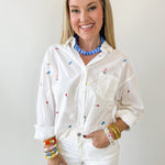 Cocktail Details Buttoned Shirt