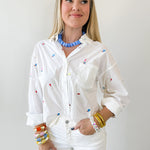 Cocktail Details Buttoned Shirt