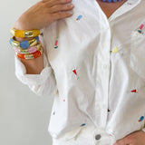 Cocktail Details Buttoned Shirt