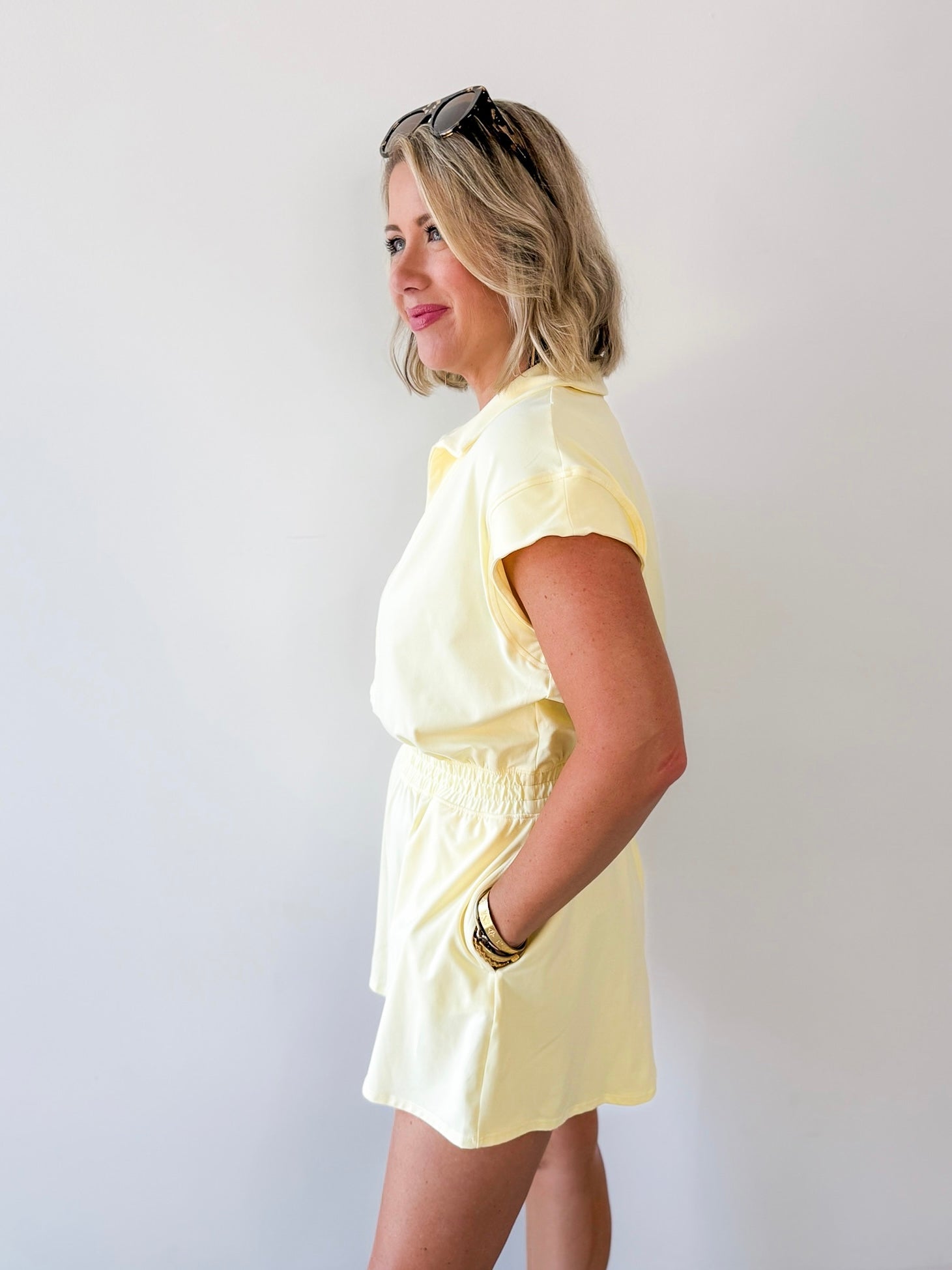 Collar Tennis Romper