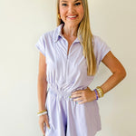 Collar Tennis Romper