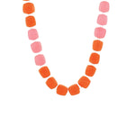 Color Block Bead Necklace
