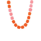 Color Block Bead Necklace