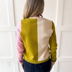 Color Block Cardigan