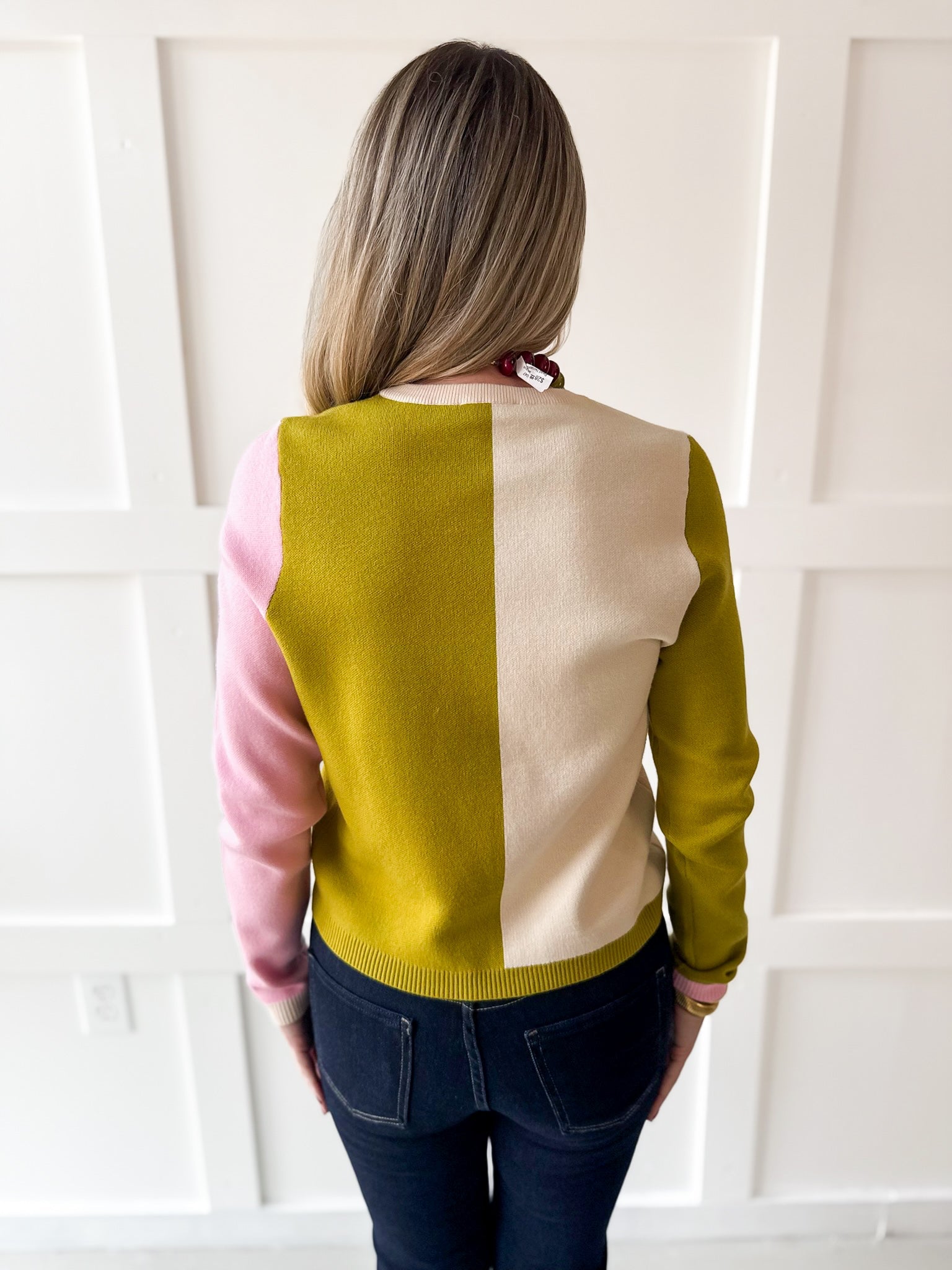 Color Block Cardigan