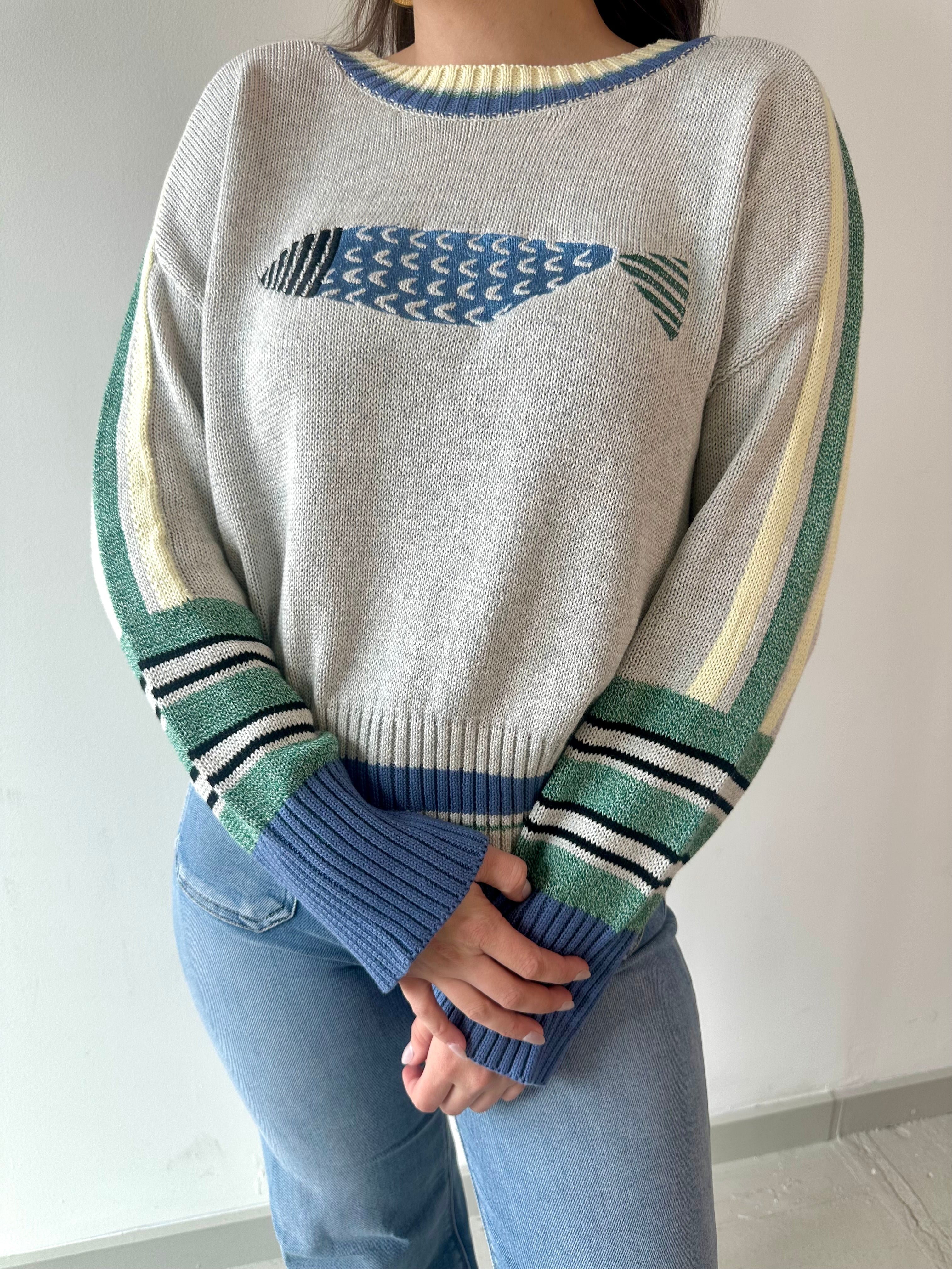 Color Block Sweater