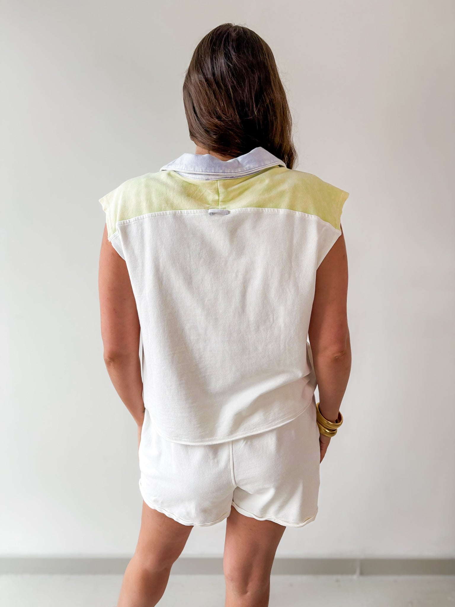 Color Block Top & Short Set
