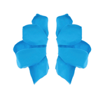 Color Coated Half Flower Earrings