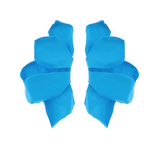 Color Coated Half Flower Earrings