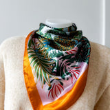 Colorful Jungle with Border Print