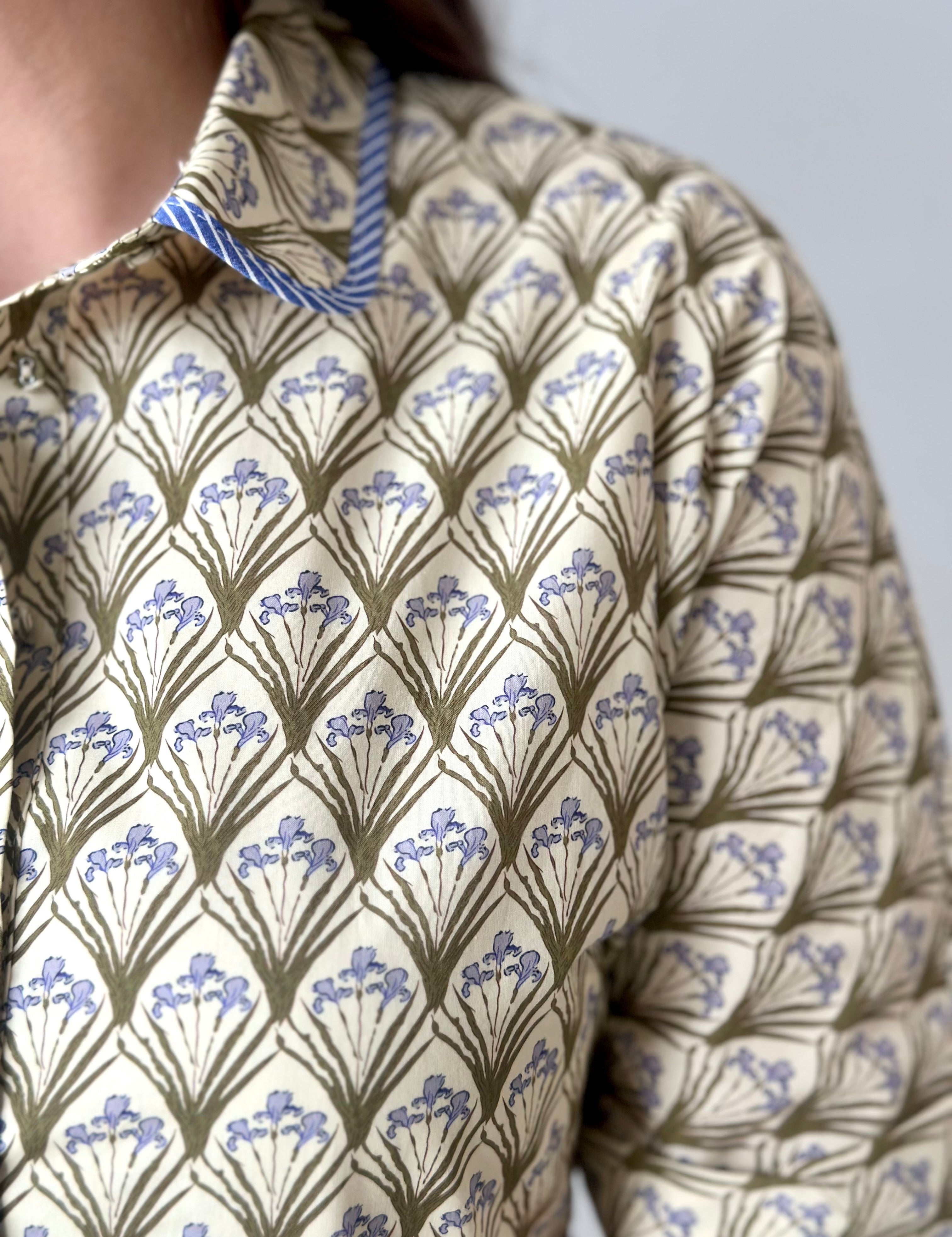 Combo Binding Shirt Dress