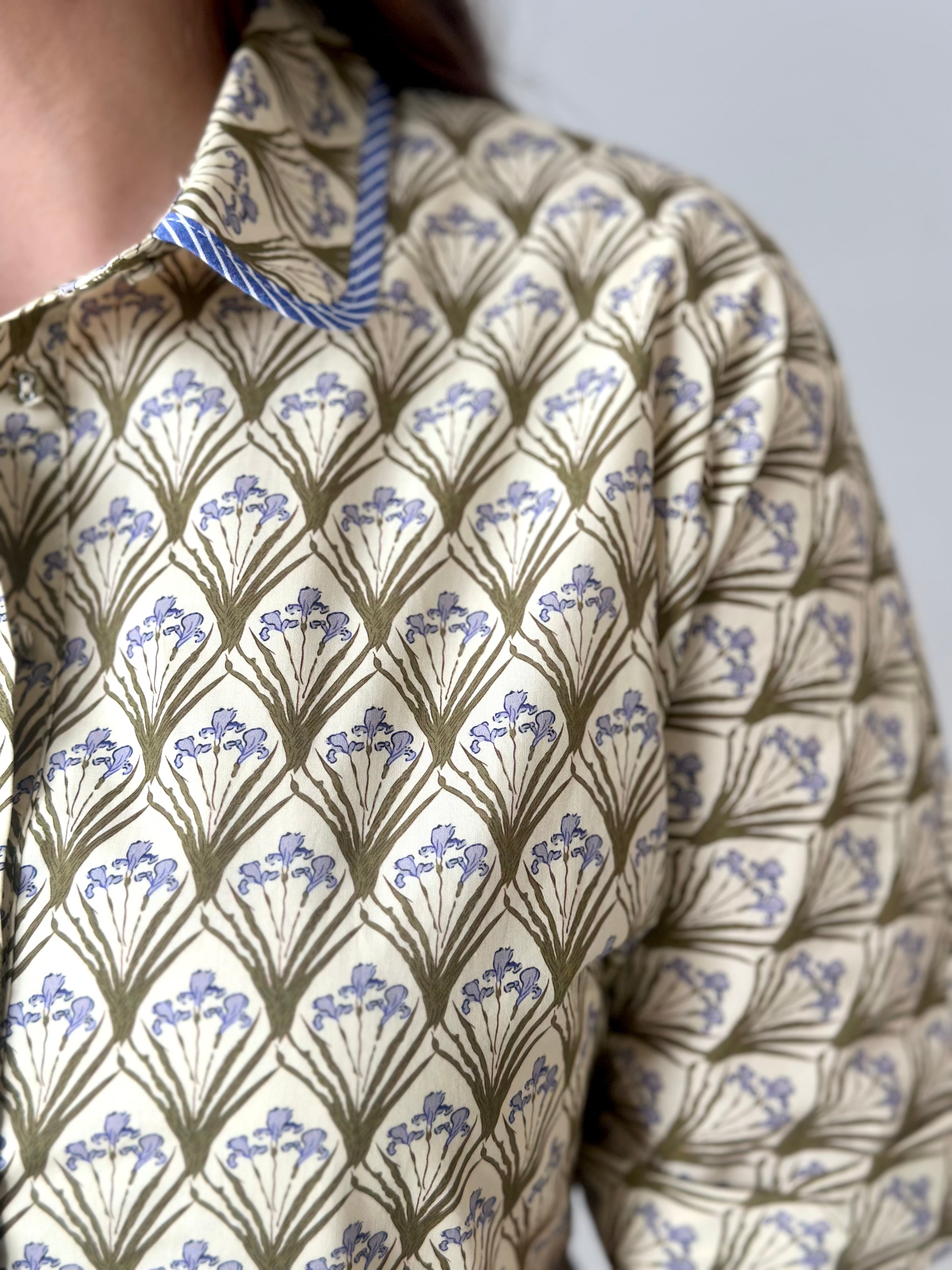 Combo Binding Shirt Dress