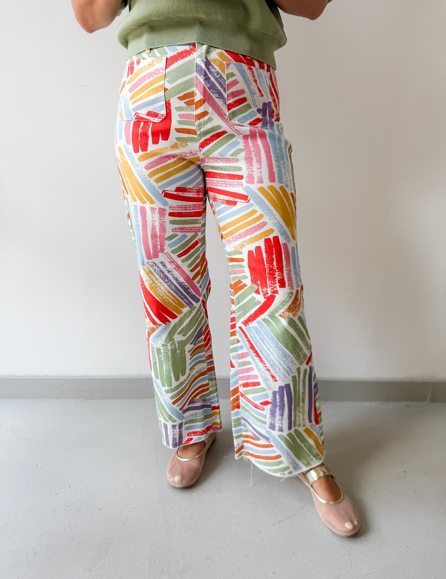 Comfort Stretch Painted Sorbet Jeans