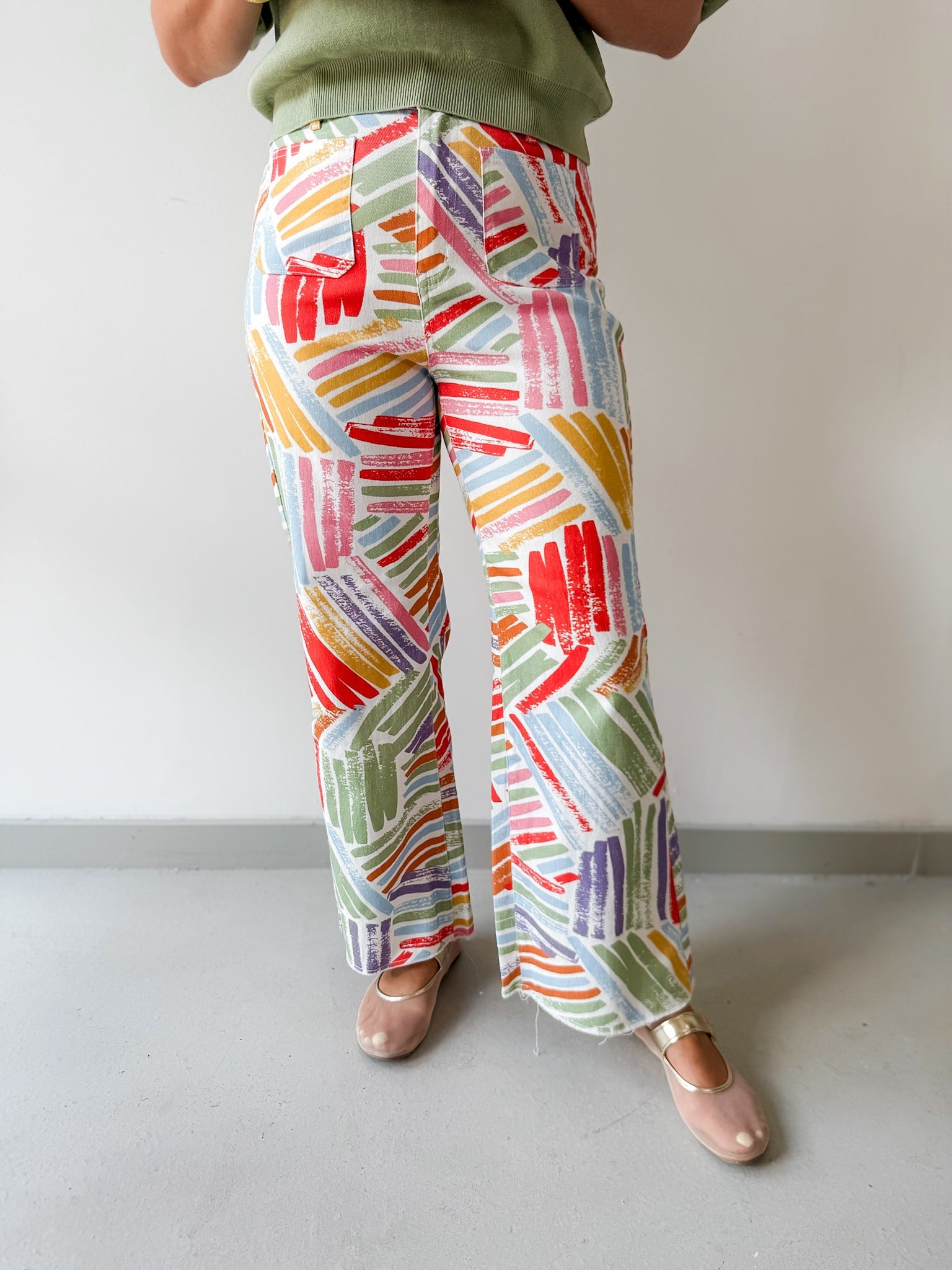 Comfort Stretch Painted Sorbet Jeans