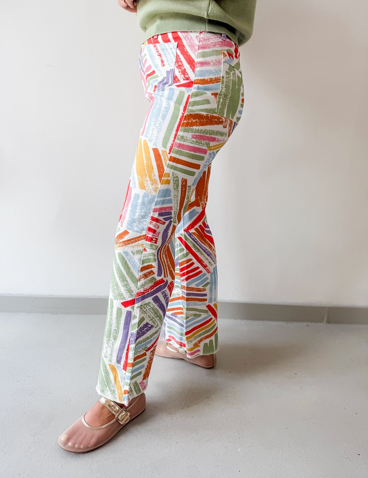 Comfort Stretch Painted Sorbet Jeans
