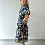 Connie Cobalt Midi Dress