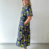 Connie Cobalt Midi Dress