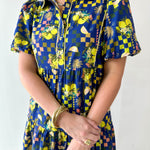 Connie Cobalt Midi Dress