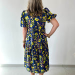 Connie Cobalt Midi Dress