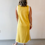 Contrast Binding Midi Dress
