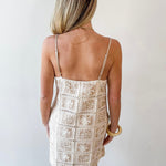 Contrast Crochet Dress