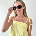 Contrast Top Stitch Mini Dress