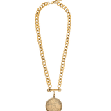 Cora Coin Necklace - 22K Gold