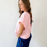 Cotton Slub Open Back Top
