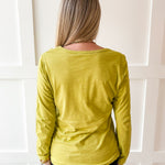 Cotton Slub Pocket Tee -Tea Leaf