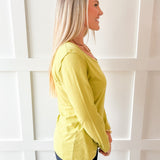 Cotton Slub Pocket Tee -Tea Leaf