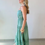 Cotton Voile Flowy Maxi Dress