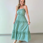 Cotton Voile Flowy Maxi Dress