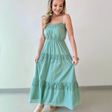 Cotton Voile Flowy Maxi Dress