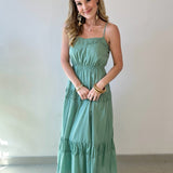 Cotton Voile Flowy Maxi Dress