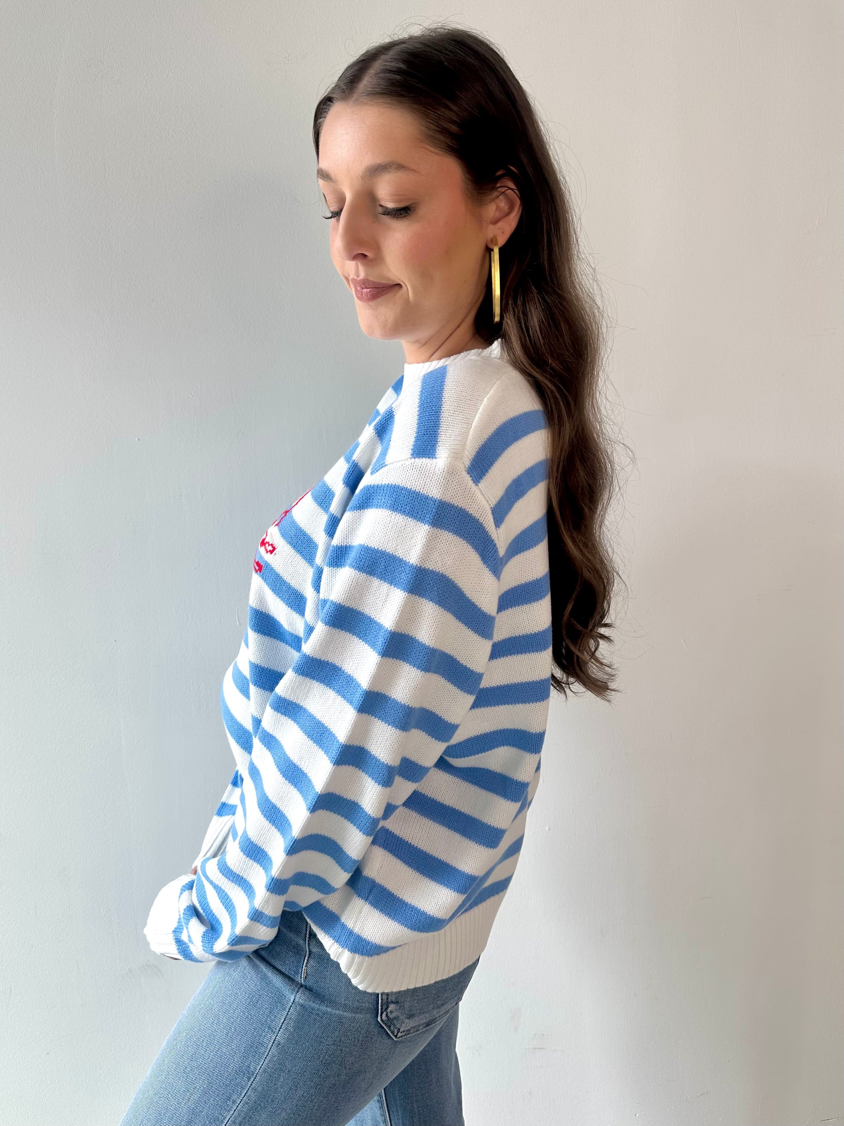 Crab Striped Sweater